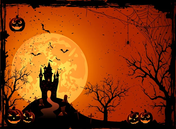 Notte di Halloween — Vettoriale Stock