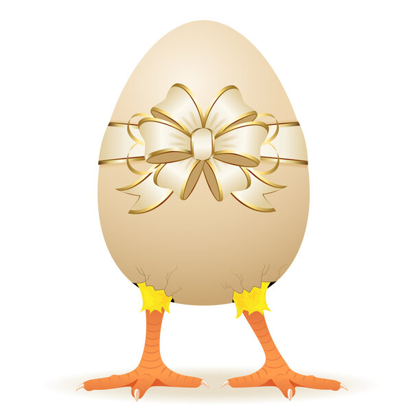 Курица в яйце с луком
