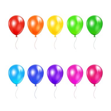 Renkli balonlar.