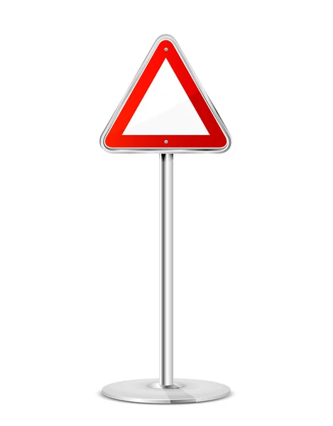 Señal de carretera triangular — Vector de stock