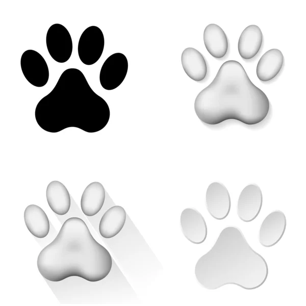 动物脚印 — 图库矢量图片