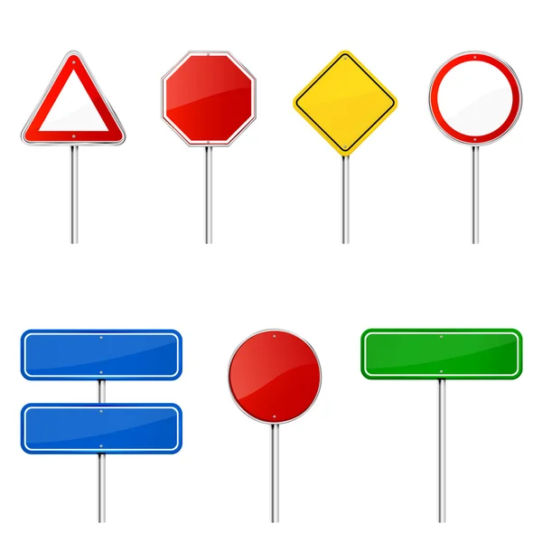 Road signs — Stock Vector