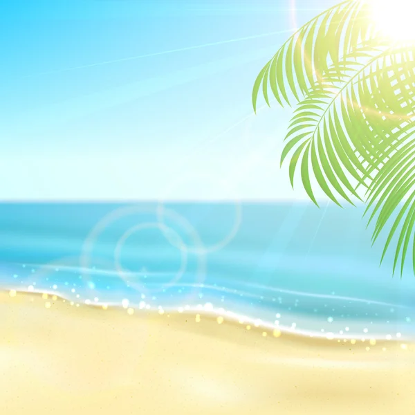 Tropical background — Stock Vector