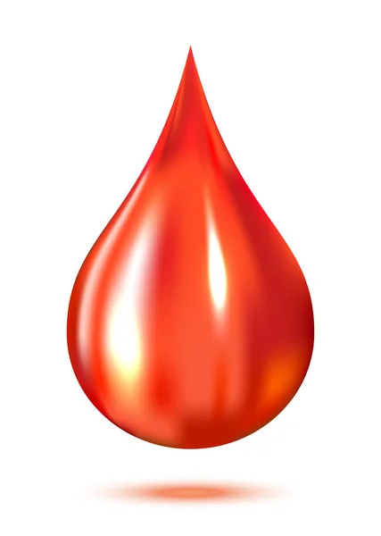 Goutte rouge — Image vectorielle