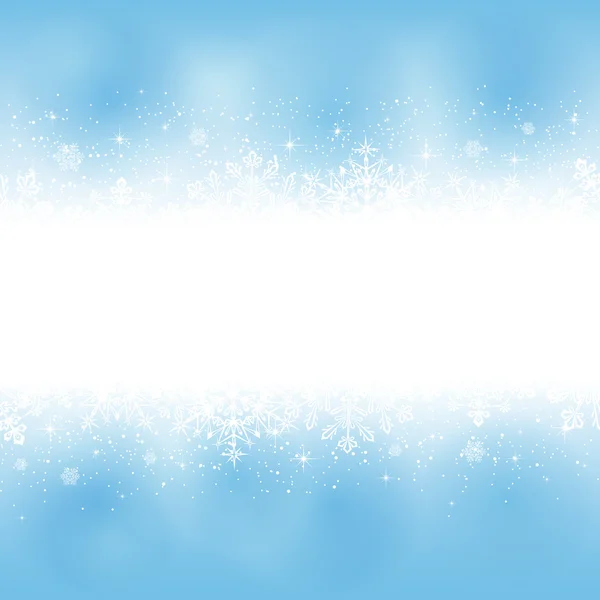 Сніжинки банер — стоковий вектор