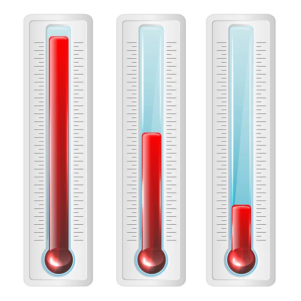 Ensemble de thermomètre — Image vectorielle