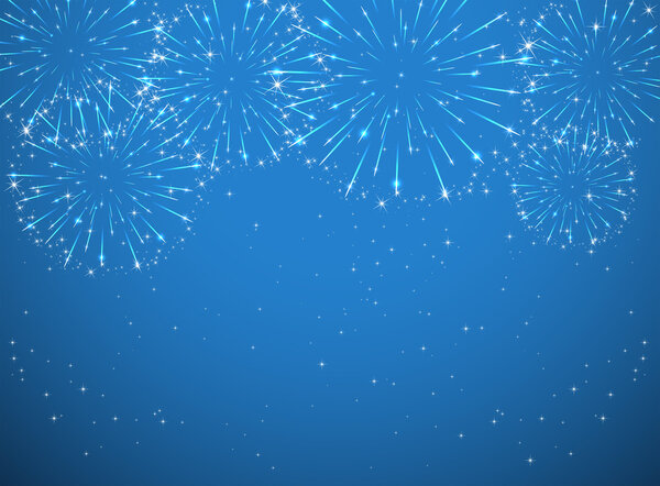 Блестящий фейерверк
