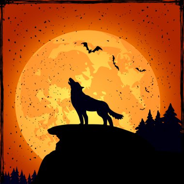 Halloween geçmiş kurt ile
