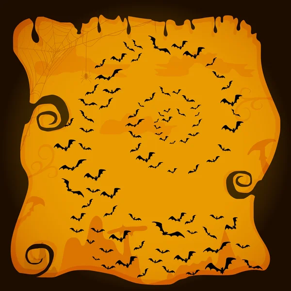 Halloween background with bats — Stock Vector