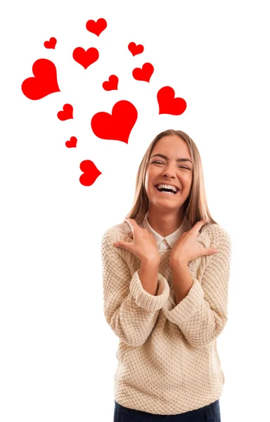 Happy to be your Valentine. — Stock Photo, Image