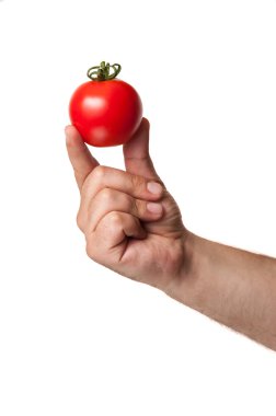 mükemmel bir domates koyma tarafından 2 parmak