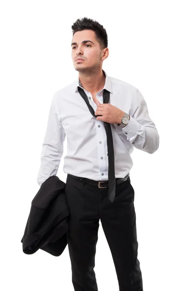 Business man after wor — Stock Photo, Image
