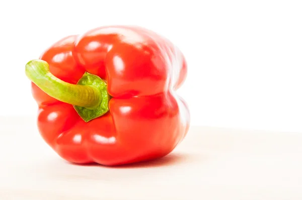 Nahaufnahme mit einer großen roten Paprika — Stockfoto