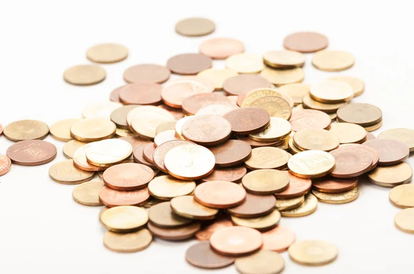 Closeup of bunch of coin — Stock Photo, Image