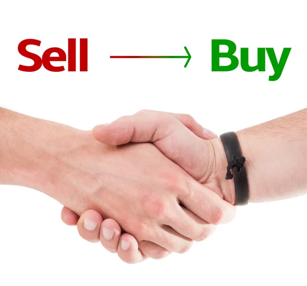 Vender conceito de compra — Fotografia de Stock