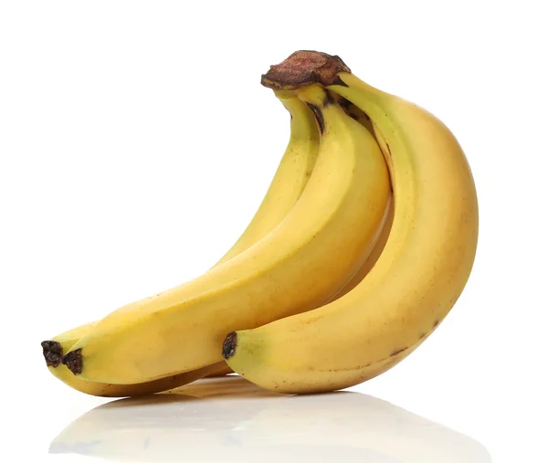 Gesunde Banane isoliert auf weißem Hintergrund — Stockfoto