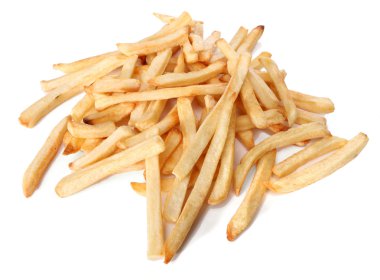 yığın üzerinde beyaz izole patates