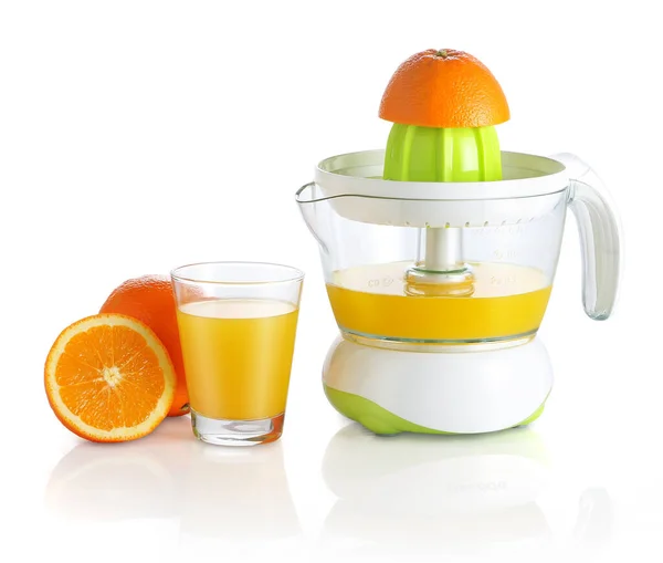 Citrus Juicer Izolovaných Bílém Pozadí — Stock fotografie