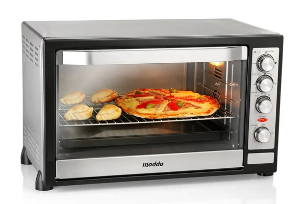 Electric Oven White Background — Foto de Stock