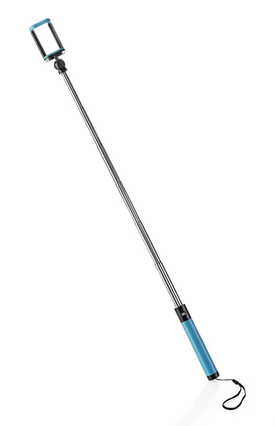 Selfie Stick Isolado Fundo Branco — Fotografia de Stock