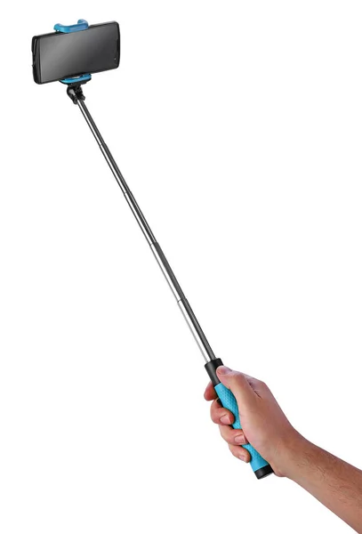 Selfie Stick Isolado Fundo Branco Fotografias De Stock Royalty-Free