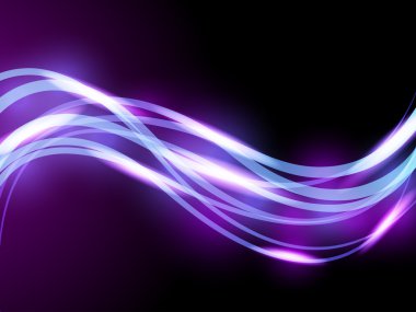 Neon mavi arka plan