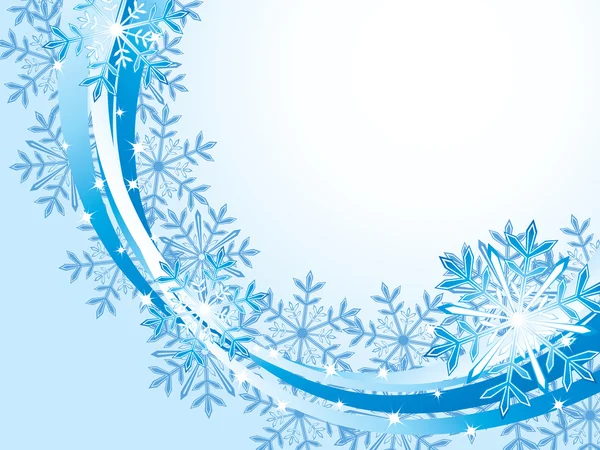 Ola de invierno patrón fondo — Vector de stock