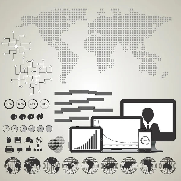 Infografías — Vector de stock