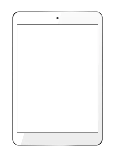 Білий планшетного ПК — стоковий вектор