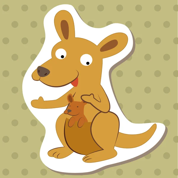 Lindo animal de dibujos animales24 — Vector de stock