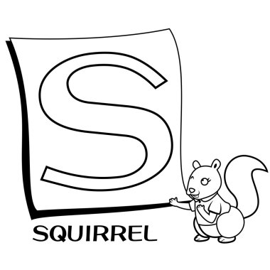 çocuklar için alfabe boyama s