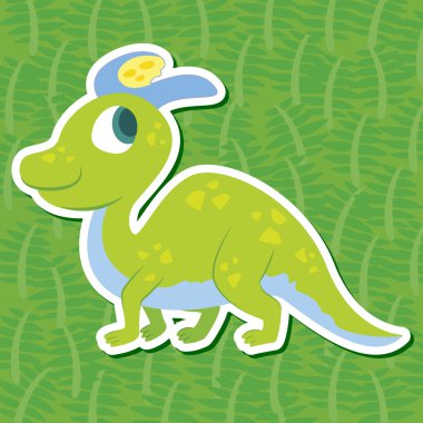 Cute dinosaur sticker40 clipart