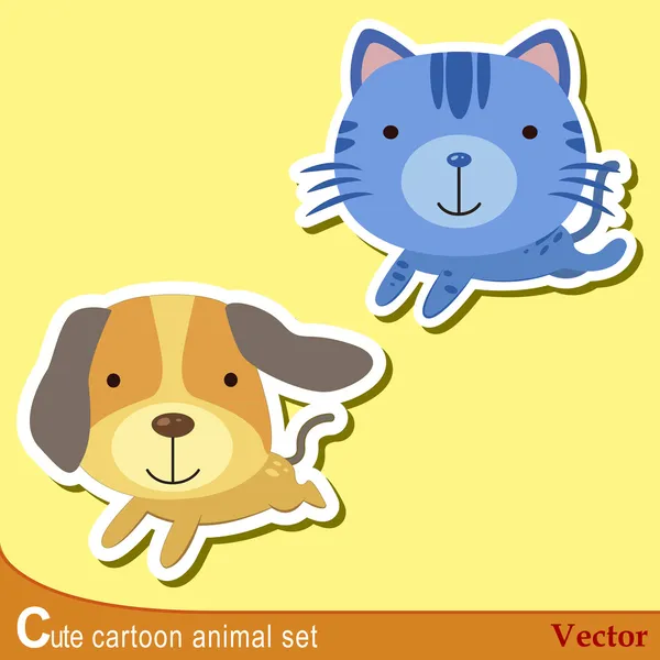 Mignon animal set02 — Image vectorielle