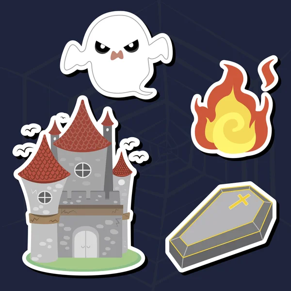 Halloween-Set — Stockvektor