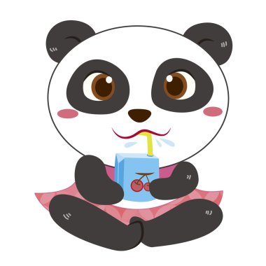 bir panda plaj faaliyetleri