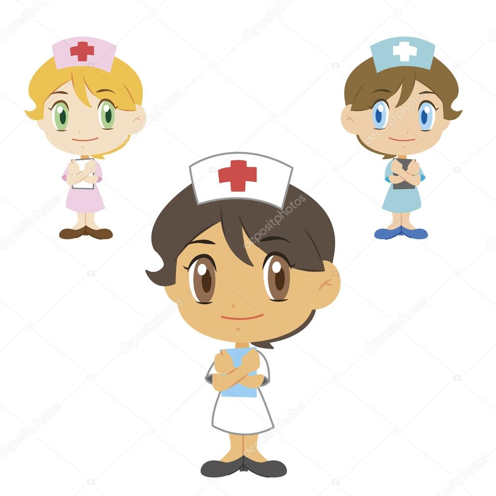 Enfermeira Desenho Animado