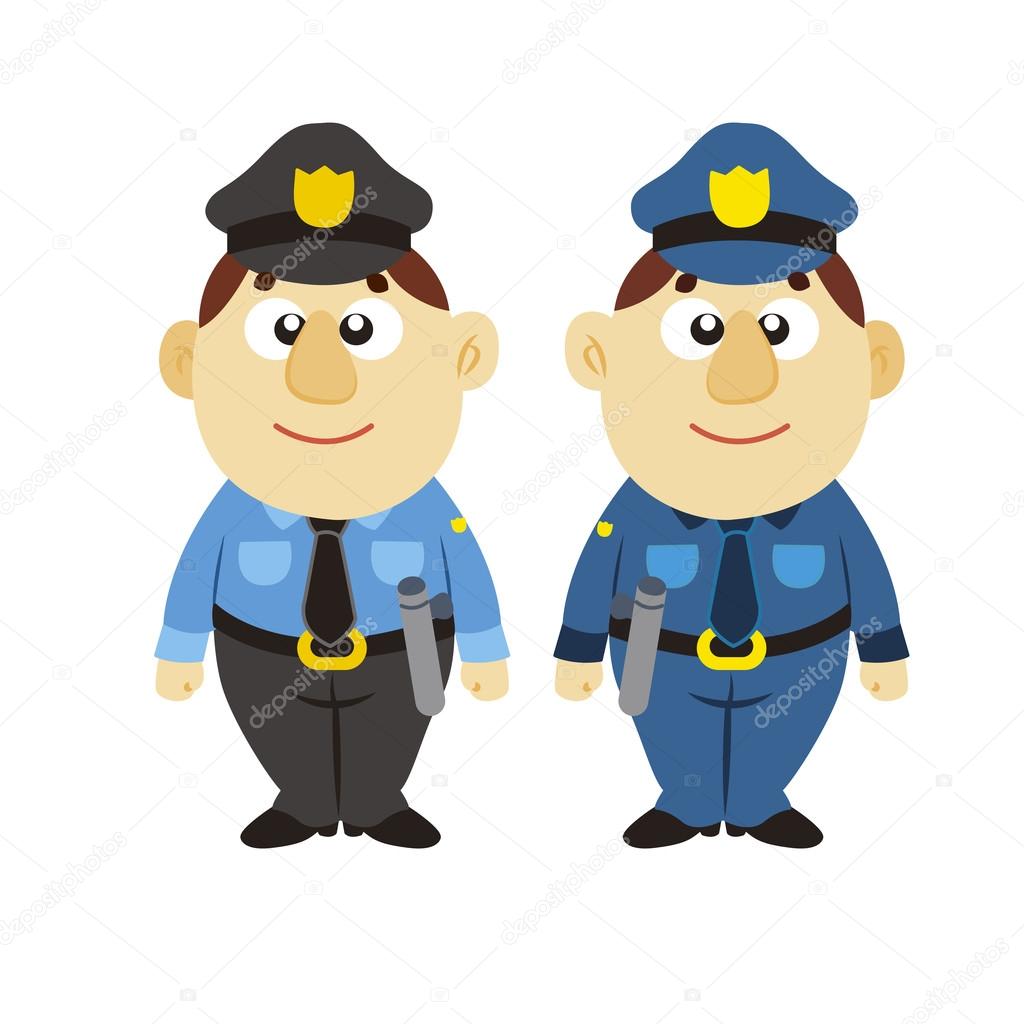 Funny cartoon policeman, two colors Stock Vector Image by ©kchungtw #18641433 Funny cartoon policeman, two colors Stock Vector Image by ©kchungtw #18641433