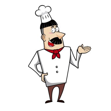 Cartoon Chef clipart