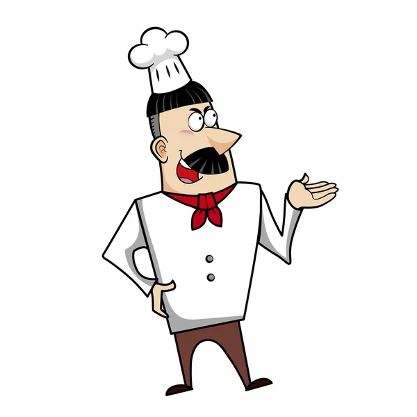 Kreskówka kucharz — Wektor stockowy