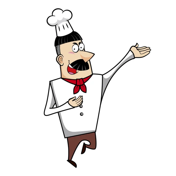 Cuoco cartone animato — Vettoriale Stock