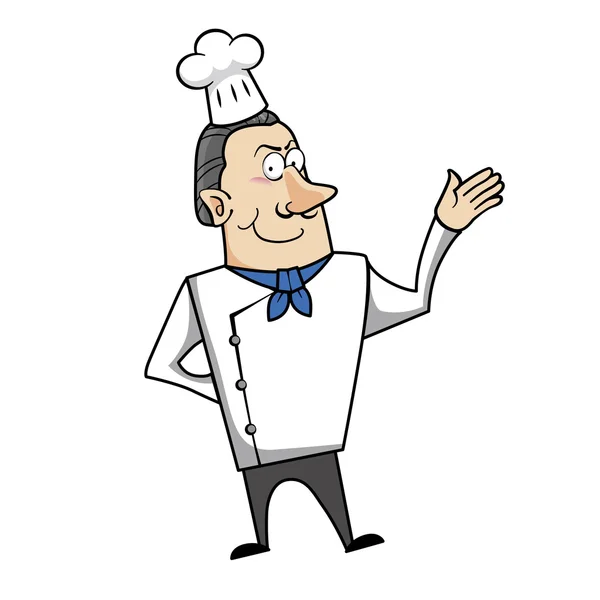 Cartoon Chef — Stock Vector