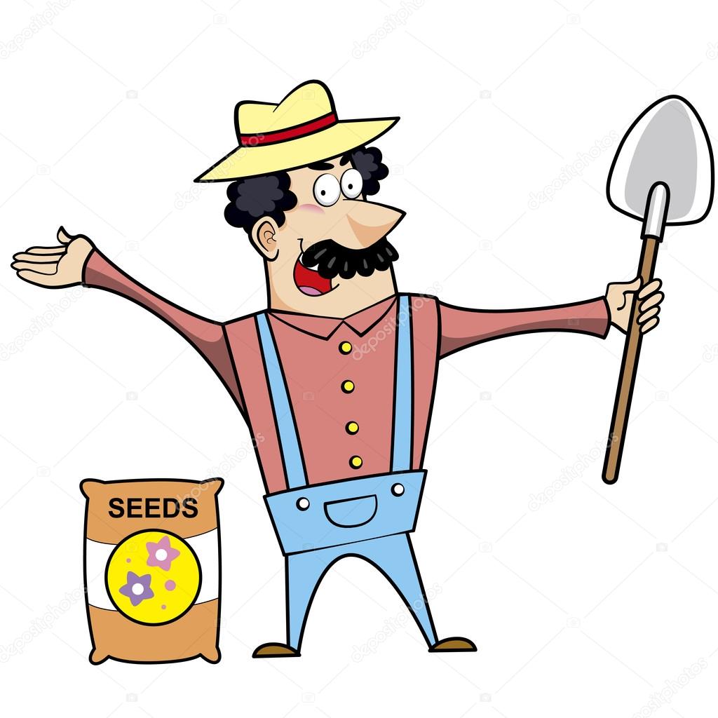 漫画のスコップや種子の袋と庭師 ストックベクター C Kchungtw 漫画のスコップや種子の袋と庭師 ストックベクター C Kchungtw