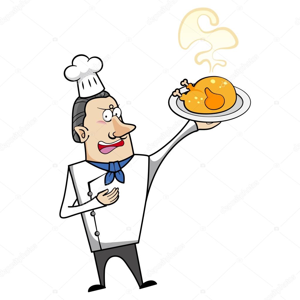 Chef de dibujos animados con pollo asado vector, gráfico vectorial © kchungtw imagen #21809905 Chef de dibujos animados con pollo asado vector, gráfico vectorial © kchungtw imagen #21809905
