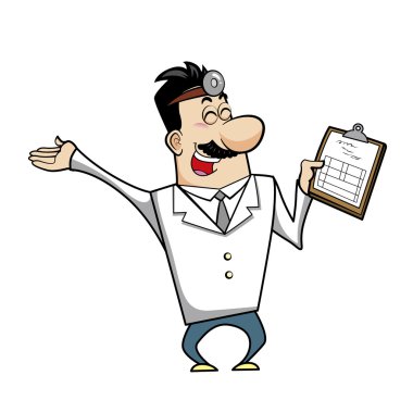 Pano ile karikatür doktor