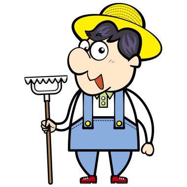 Komisyon ile karikatür çiftçi