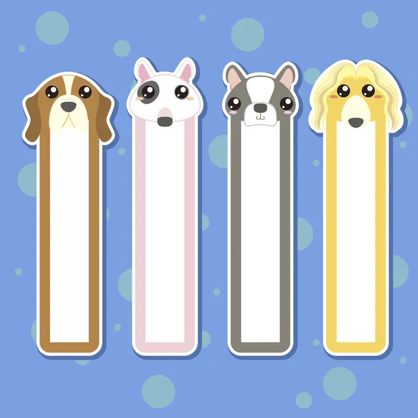 Animal Bookmark-04 — Stockvektor