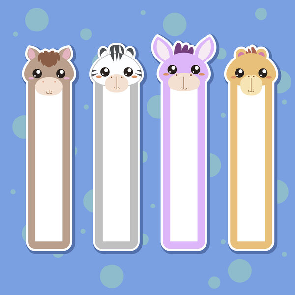 animal bookmark-07