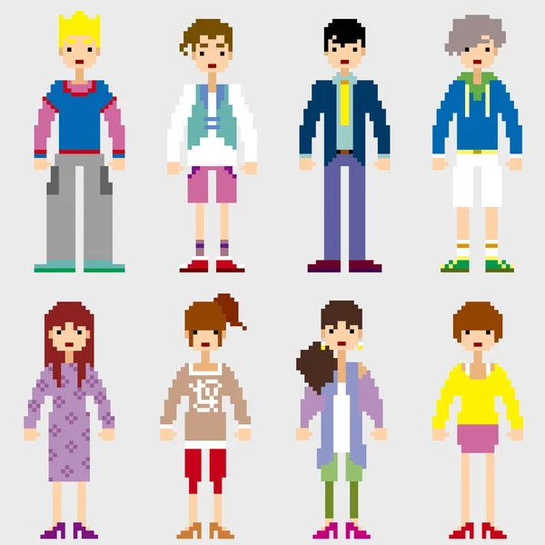 Fashion Pixel — Stock Illustration Fashion Pixel Stock Vector