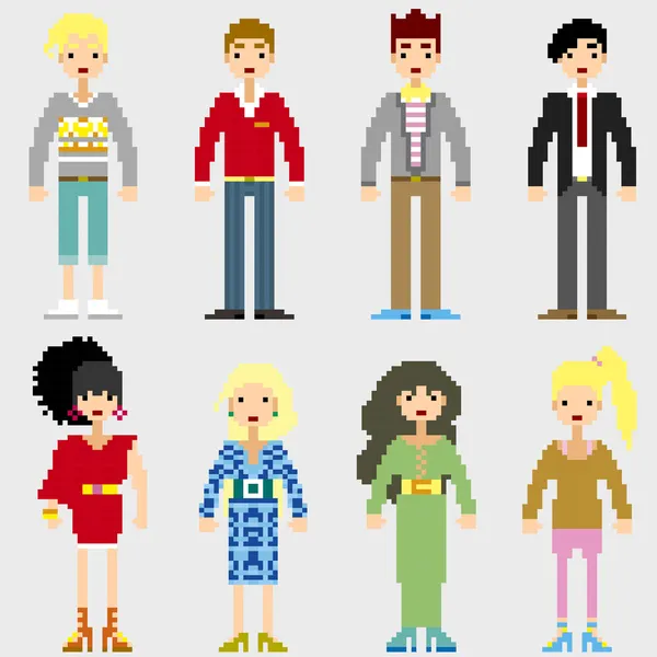 Fashion Pixel — Stock Illustration Fashion Pixel Stock Illustration