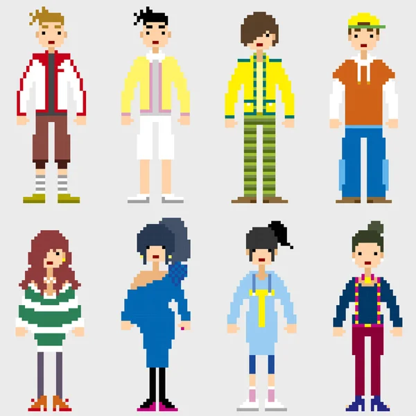 Fashion Pixel — Stock Illustration Fashion Pixel Vector Graphics